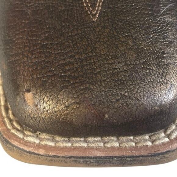 Ariat Women’s Round Up Rio Dark Bronze Leather Western Boots Size-8.5B - Picture 11 of 13